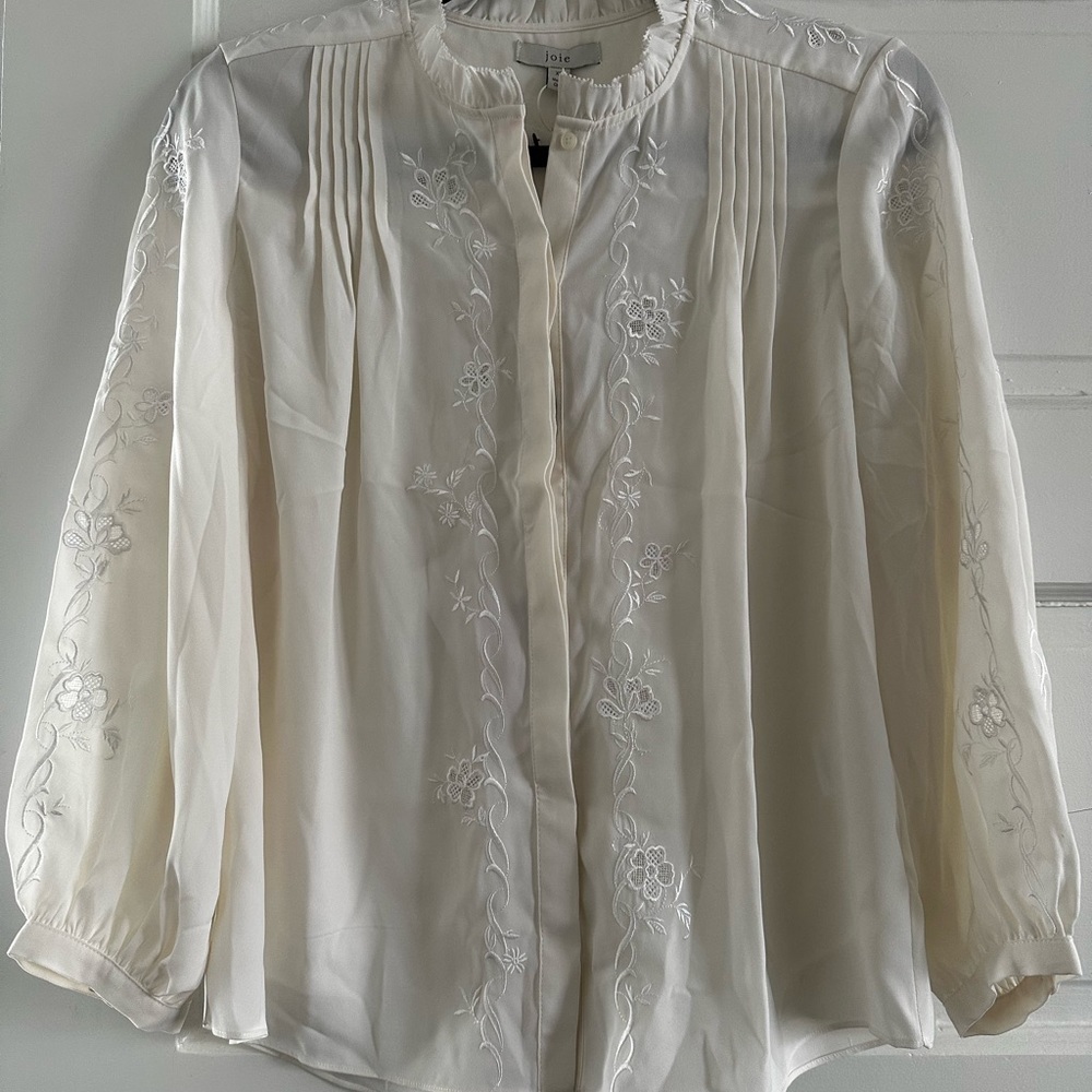 Joie Embroidery Blouse XS